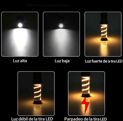 Linterna trípode antimosquitos 3 en 1