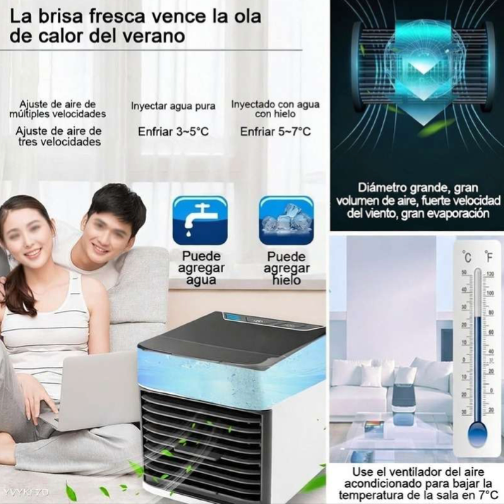 Mini climatizador portátil
