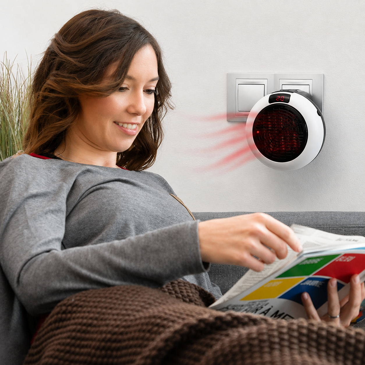 Calefactor termocerámico portatil