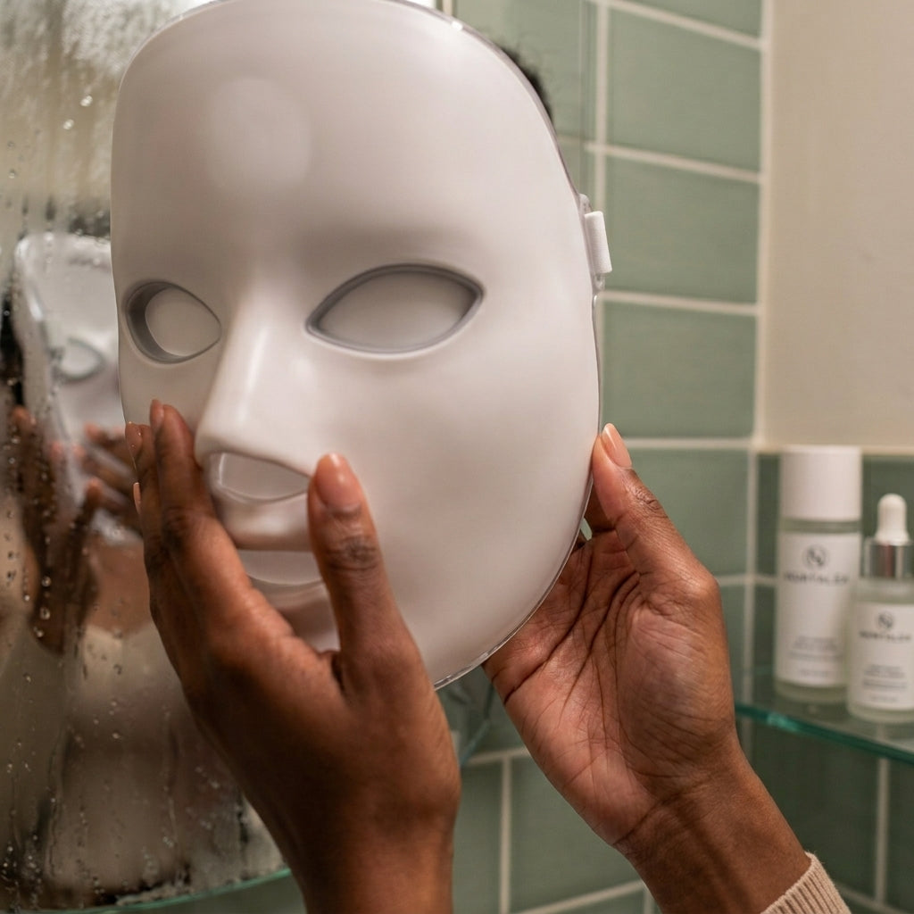 Máscara facial LED